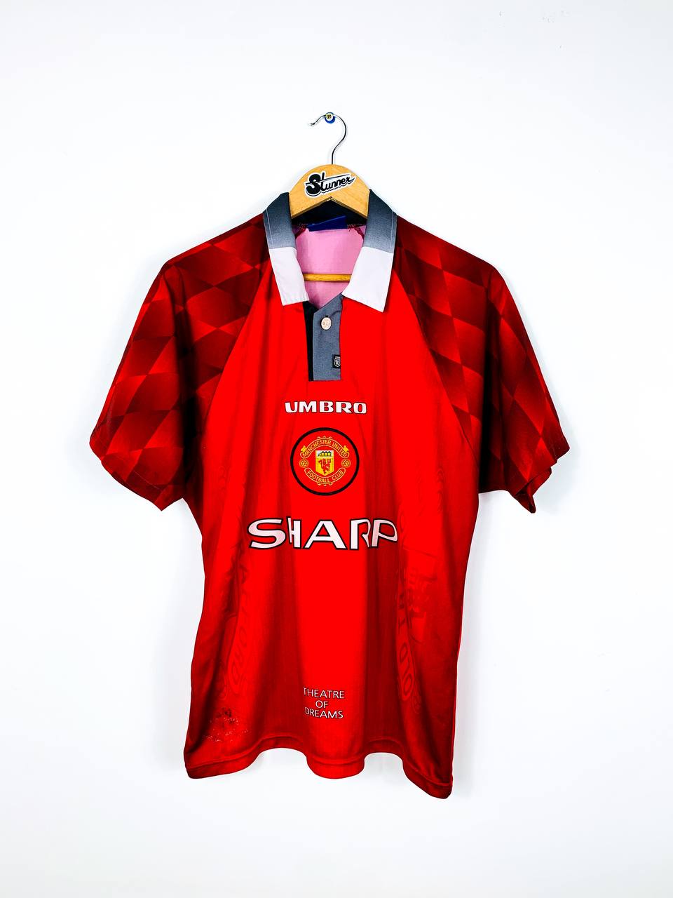 MANCHESTER UNITED 1996/1998 HOME SHIRT #7 CANTONA [M]