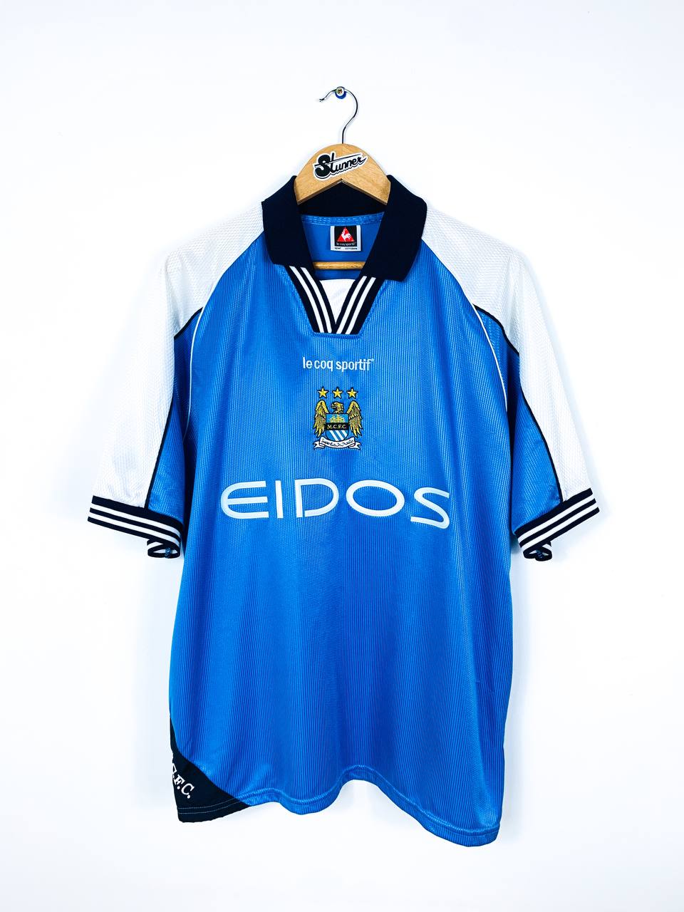 MANCHESTER CITY 1999/2001 HOME SHIRT #15 HAALAND