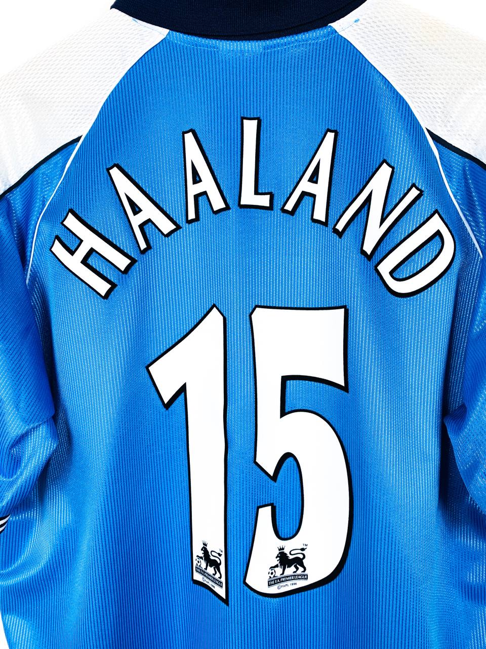 MANCHESTER CITY 1999/2001 HOME SHIRT #15 HAALAND