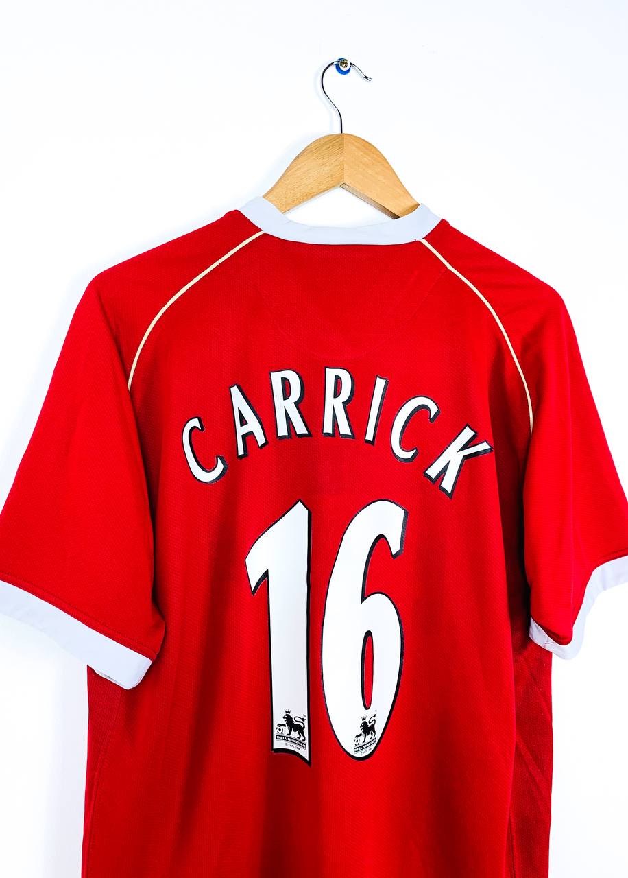 MANCHESTER UNITED 2006/2007 HOME SHIRT #16 CARRICK
