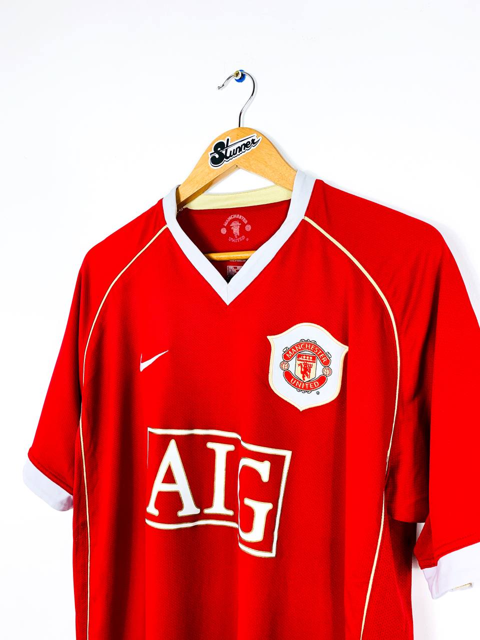MANCHESTER UNITED 2006/2007 HOME SHIRT #16 CARRICK