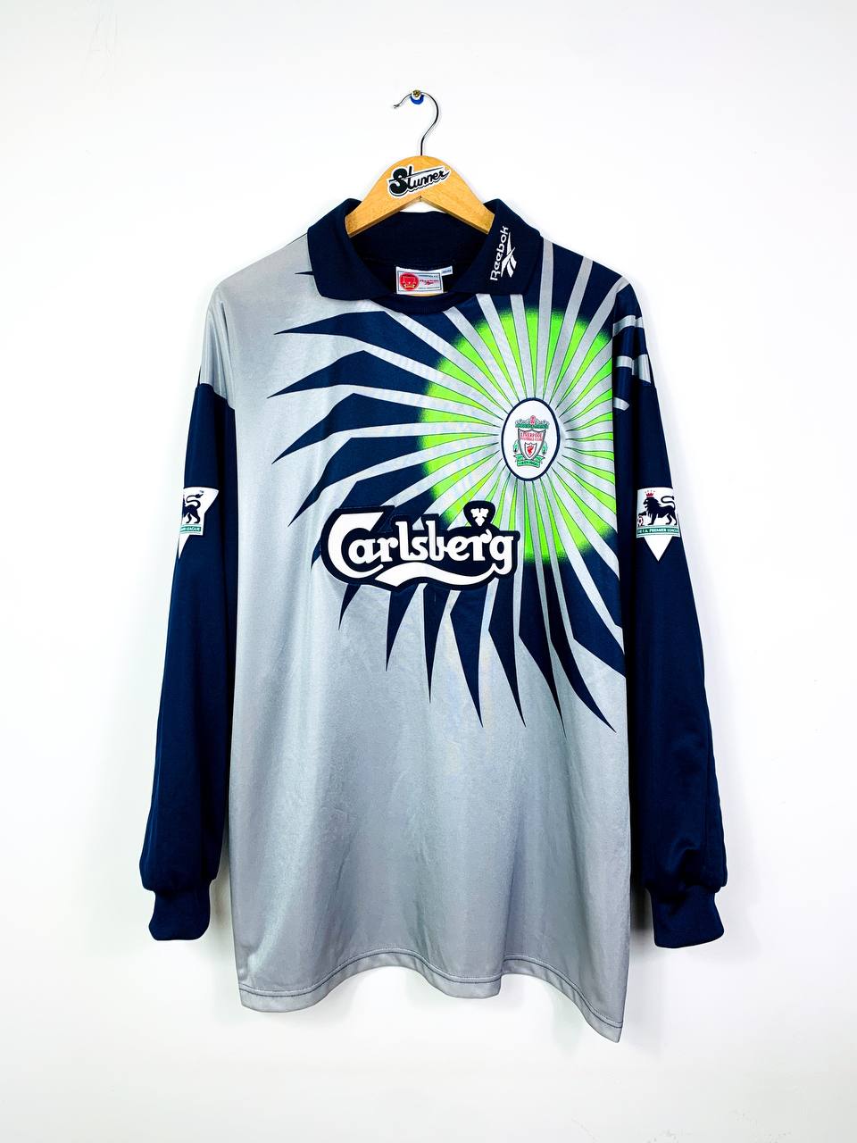 LIVERPOOL 1998/1999 GK SHIRT *L/S* #19 FRIEDEL [XL]