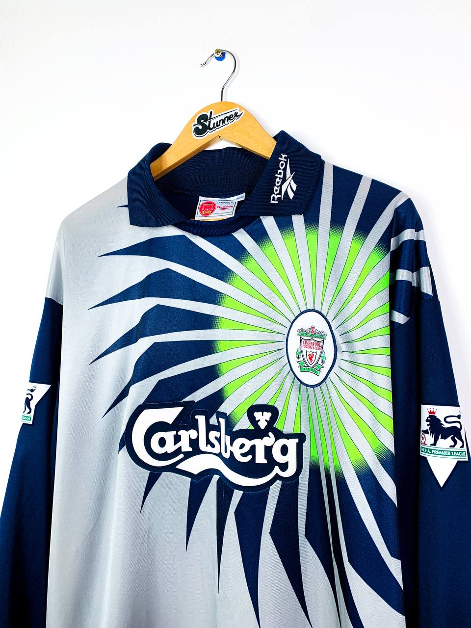 LIVERPOOL 1998/1999 GK SHIRT *L/S* #19 FRIEDEL [XL]