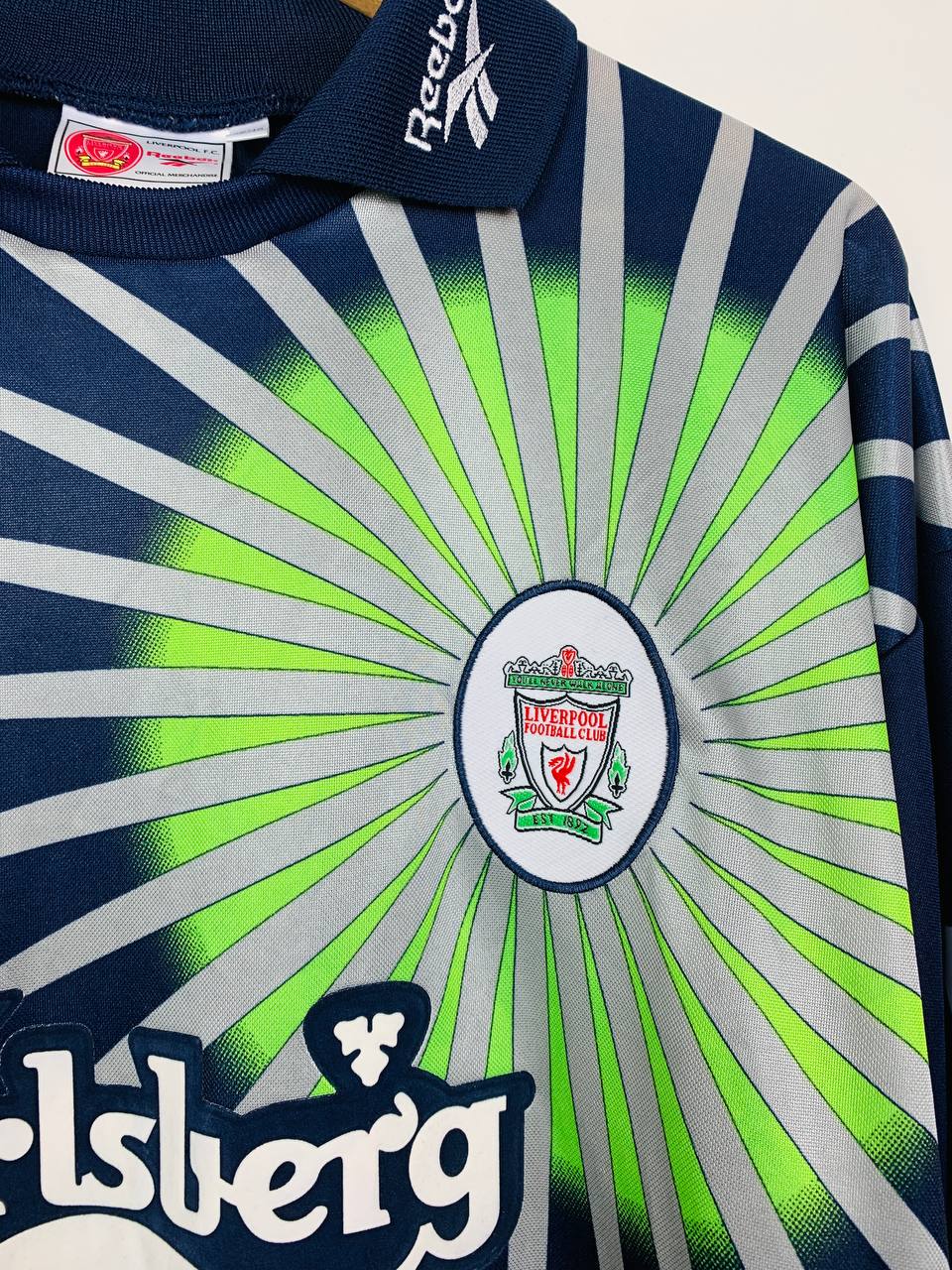 LIVERPOOL 1998/1999 GK SHIRT *L/S* #19 FRIEDEL [XL]