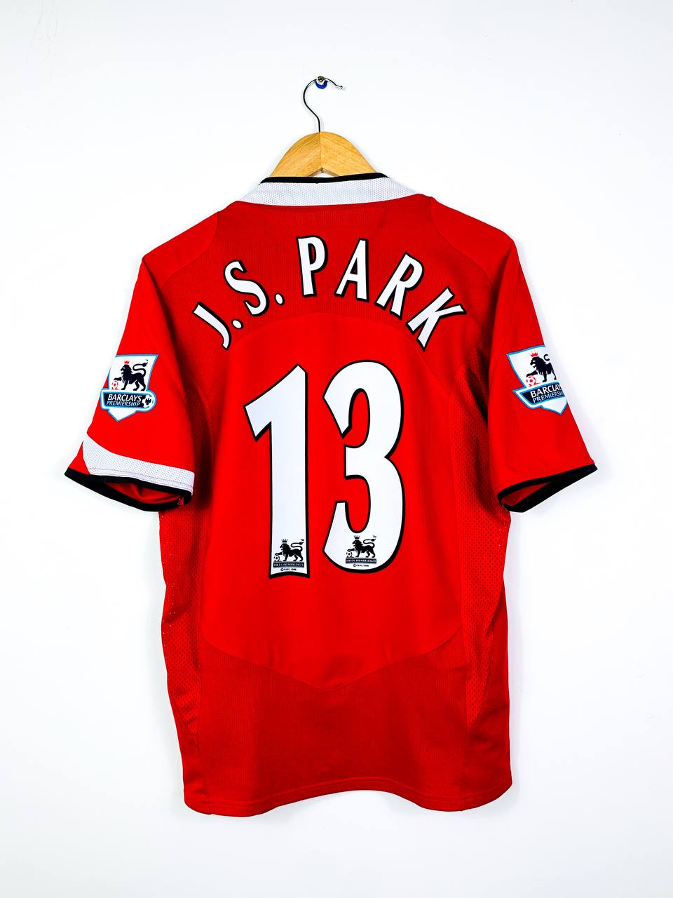 MANCHESTER UNITED 2004/2006 HOME SHIRT #13 J.S. PARK
