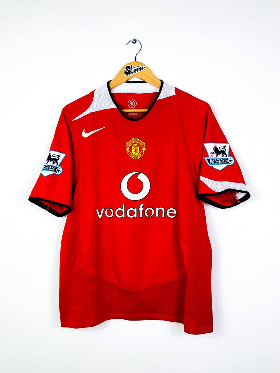 MANCHESTER UNITED 2004/2006 HOME SHIRT #13 J.S. PARK