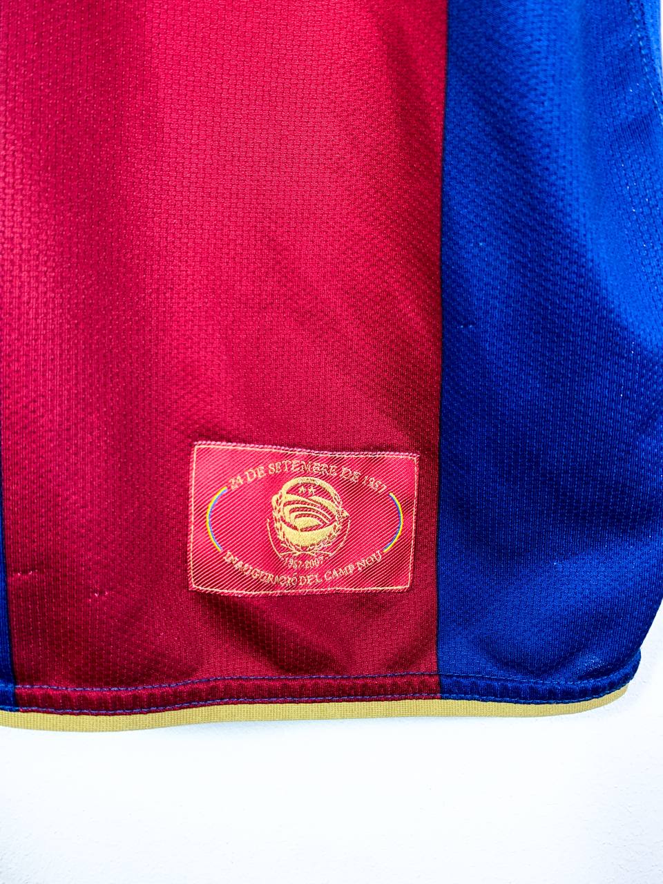 BARCELONA 2007/2008 HOME SHIRT #10 RONALDINHO