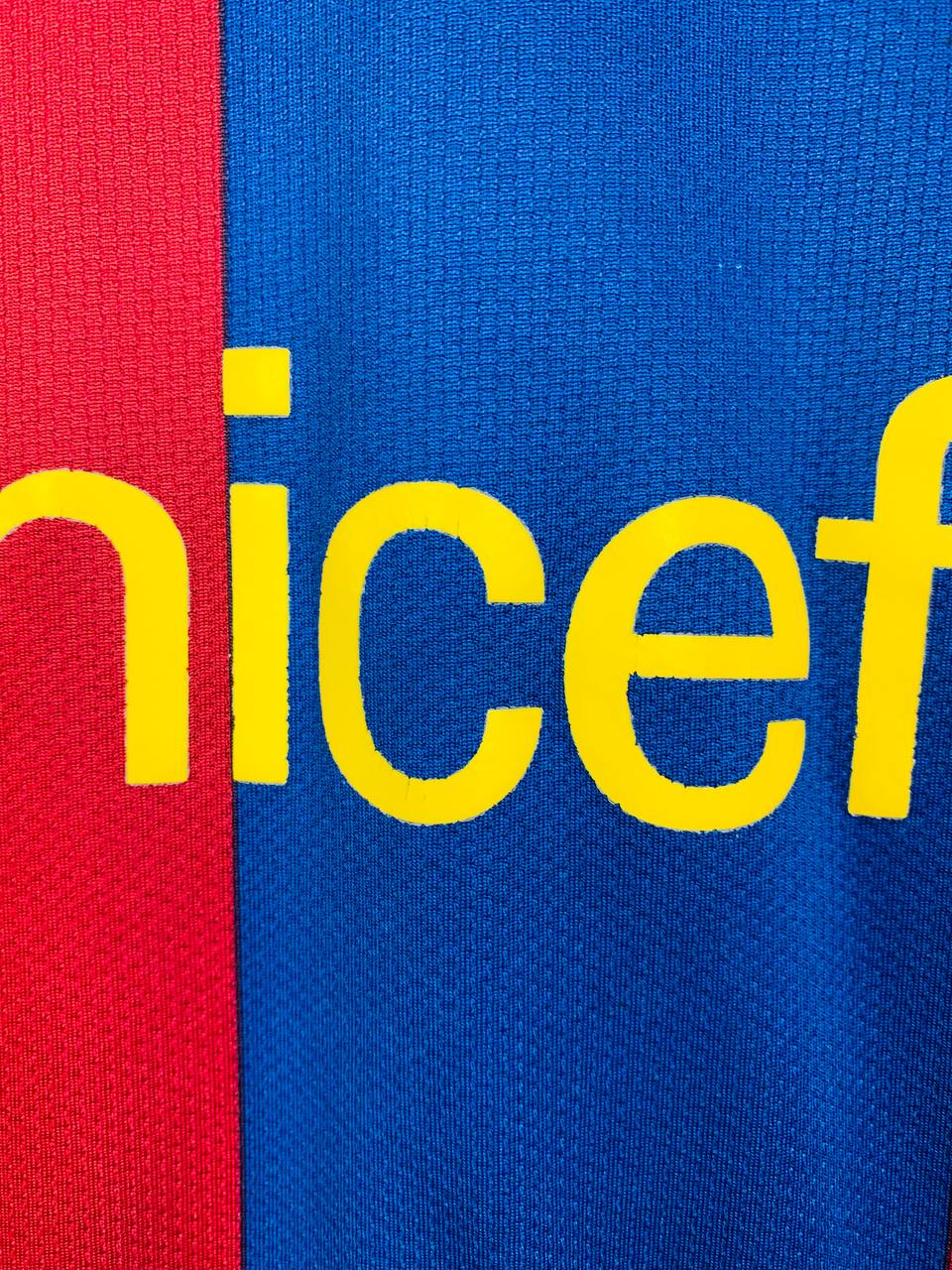 BARCELONA 2007/2008 HOME SHIRT #10 RONALDINHO