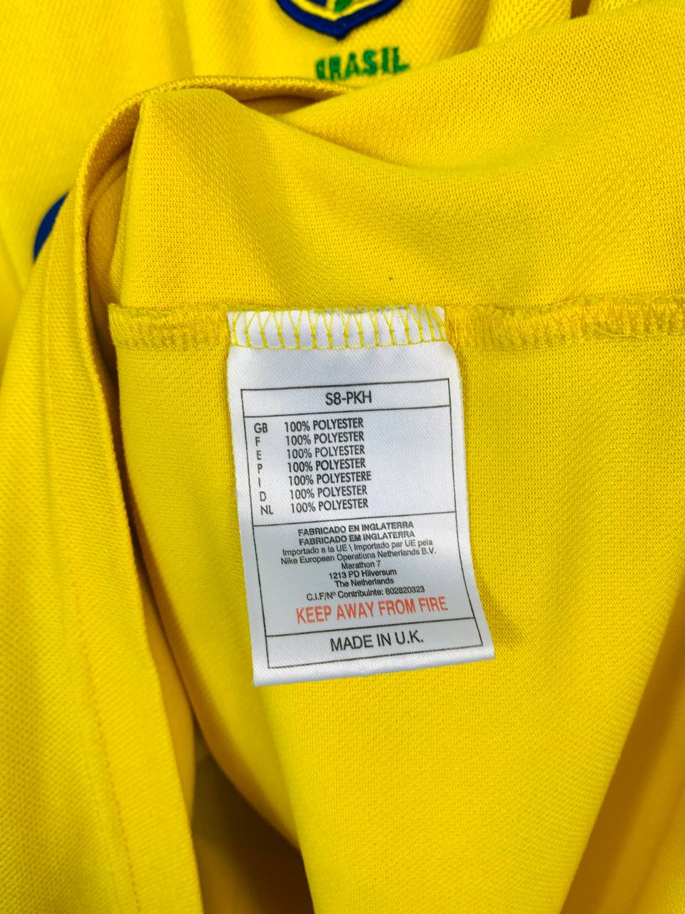 BRAZIL 1998/2000 HOME SHIRT #9 RONALDO
