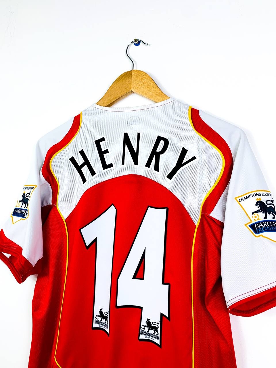 ARSENAL 2004/2005 HOME SHIRT #14 HENRY [S]