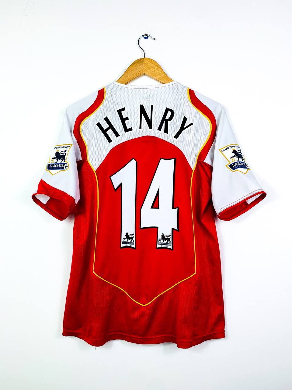 ARSENAL 2004/2005 HOME SHIRT #14 HENRY [S]