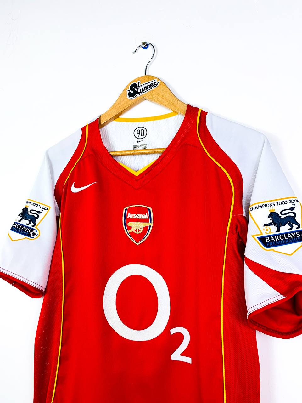 ARSENAL 2004/2005 HOME SHIRT #14 HENRY [S]