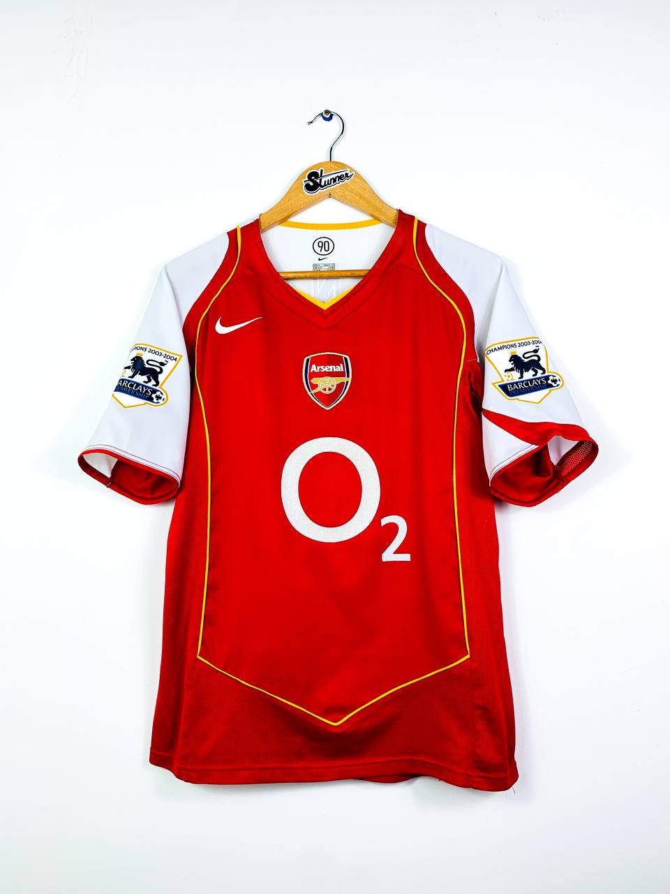 ARSENAL 2004/2005 HOME SHIRT #14 HENRY [S]