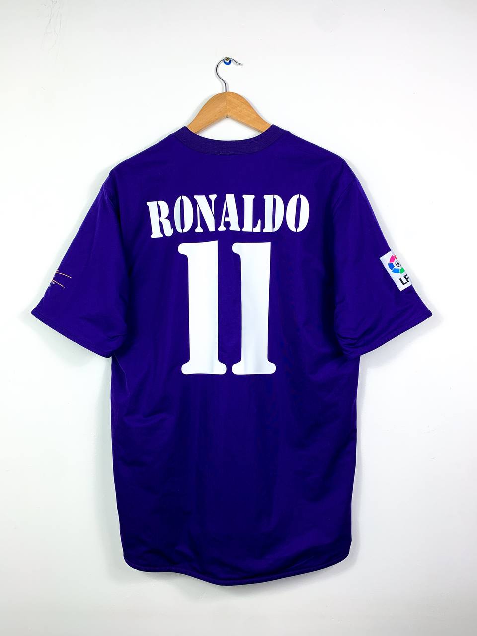 REAL MADRID 2002/2003 THIRD SHIRT #11 RONALDO [L/XL]