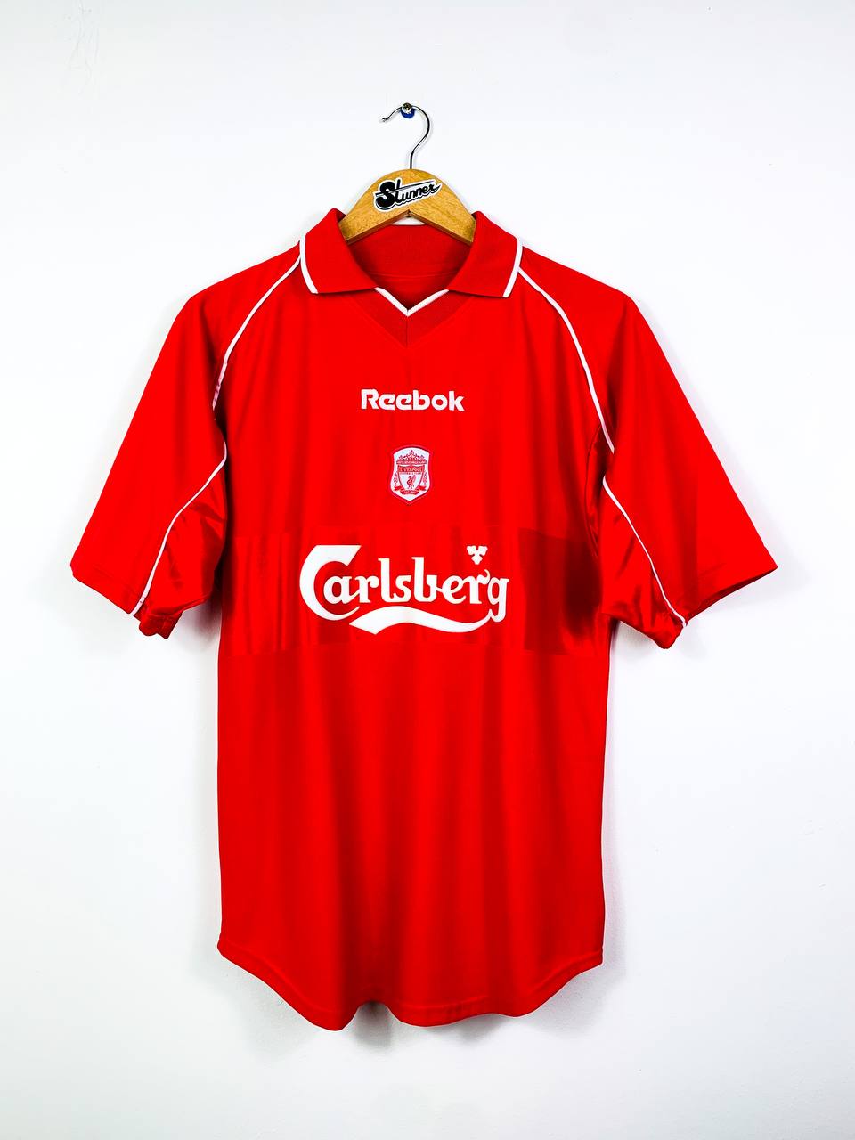 LIVERPOOL 2000/2002 HOME SHIRT #17 GERRARD [S]
