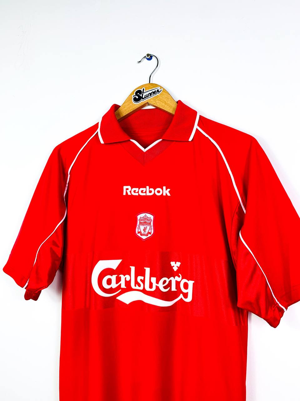 LIVERPOOL 2000/2002 HOME SHIRT #17 GERRARD [S]
