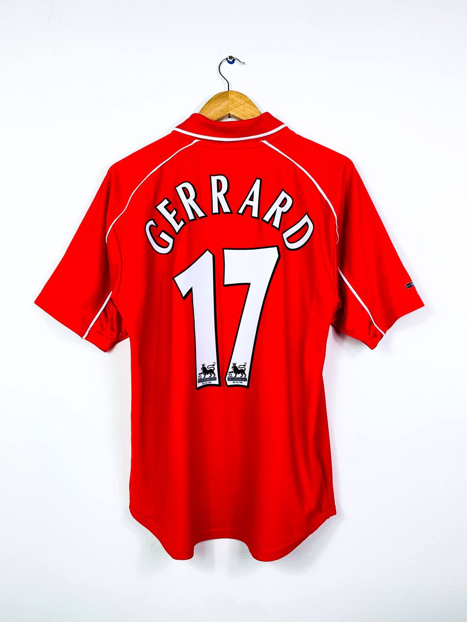 LIVERPOOL 2000/2002 HOME SHIRT #17 GERRARD [S]