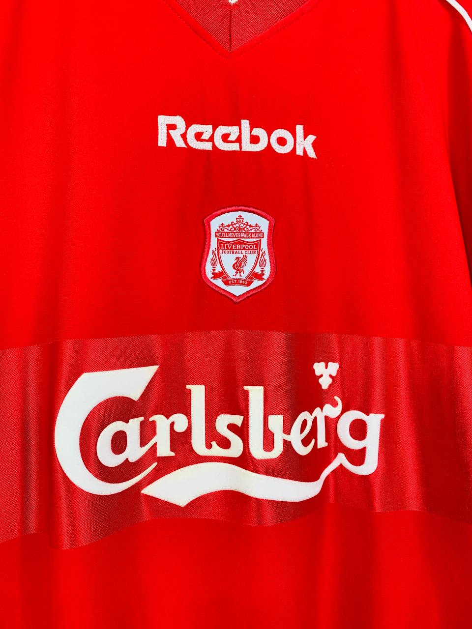 LIVERPOOL 2000/2002 HOME SHIRT #17 GERRARD [S]