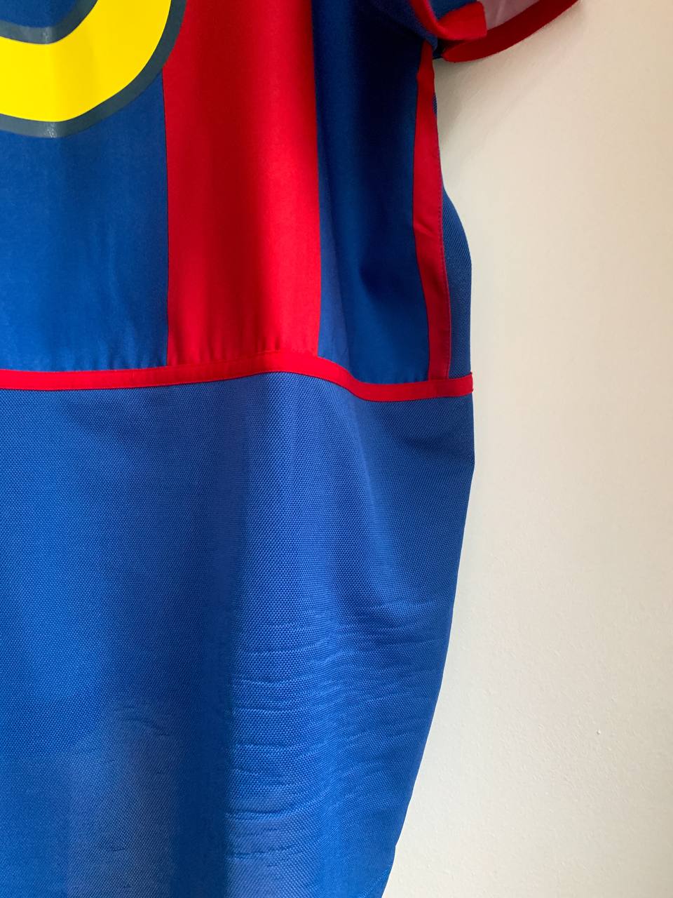 BARCELONA 2002/2003 HOME SHIRT #5 PUYOL [XXL]