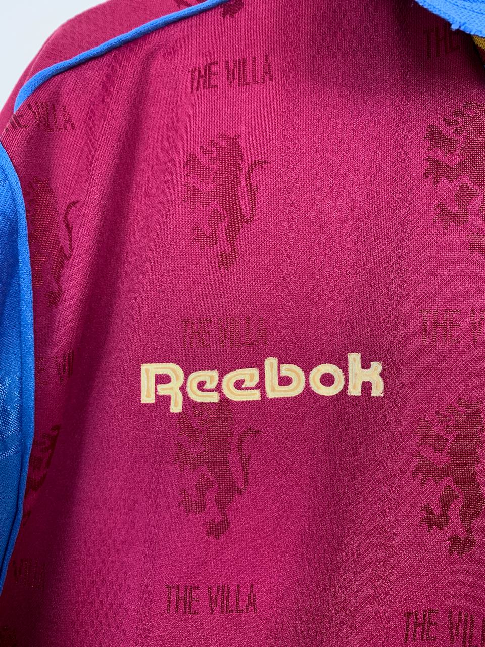 ASTON VILLA 1995/1997 HOME SHIRT #9 MILOSEVIC