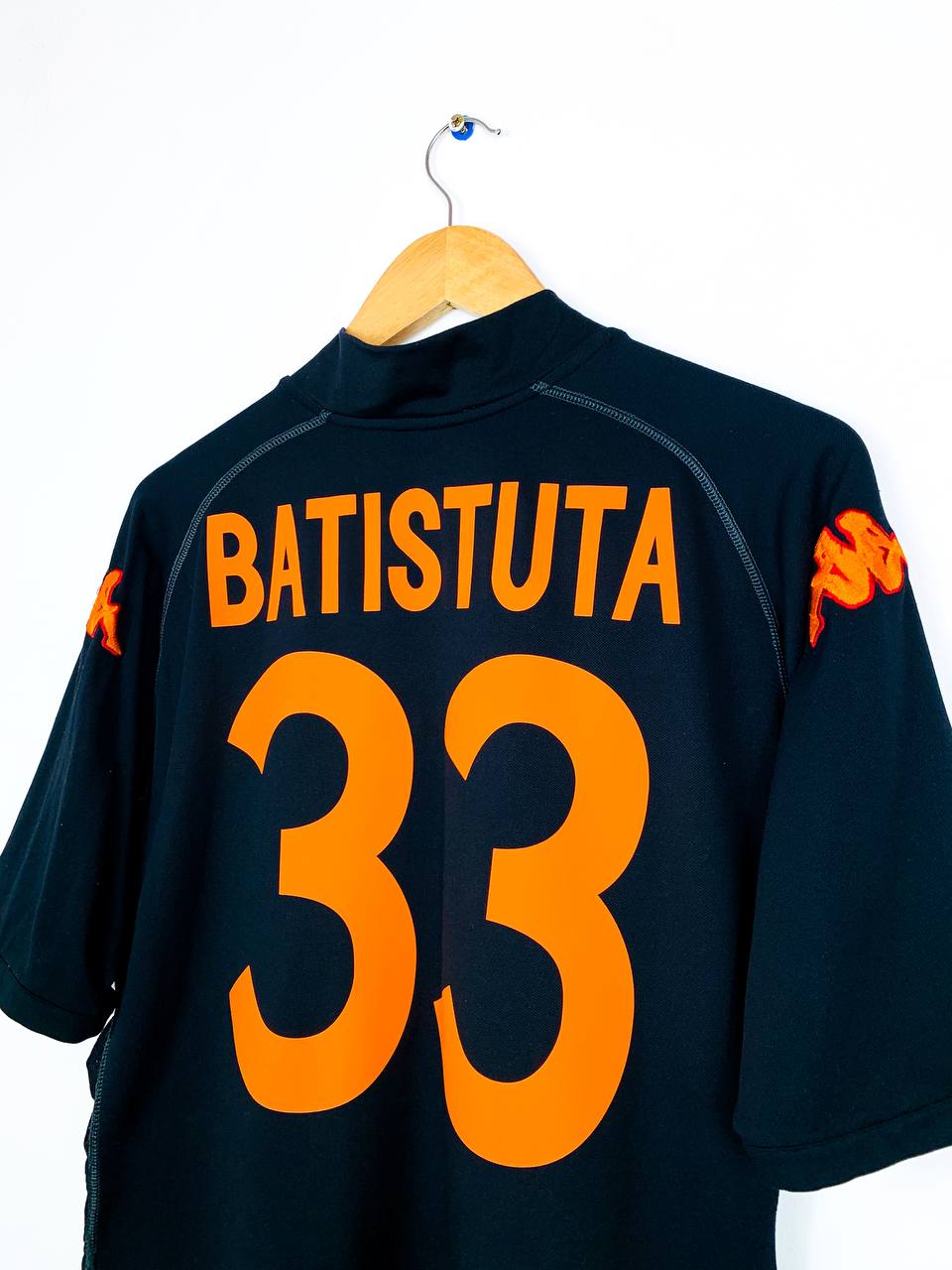 AS ROMA 2002/2003 THIRD SHIRT #33 BATISTUTA [L/XL]