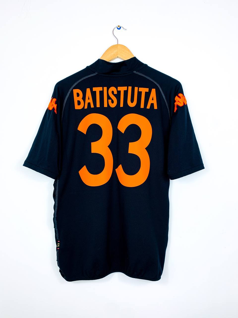 AS ROMA 2002/2003 THIRD SHIRT #33 BATISTUTA [L/XL]