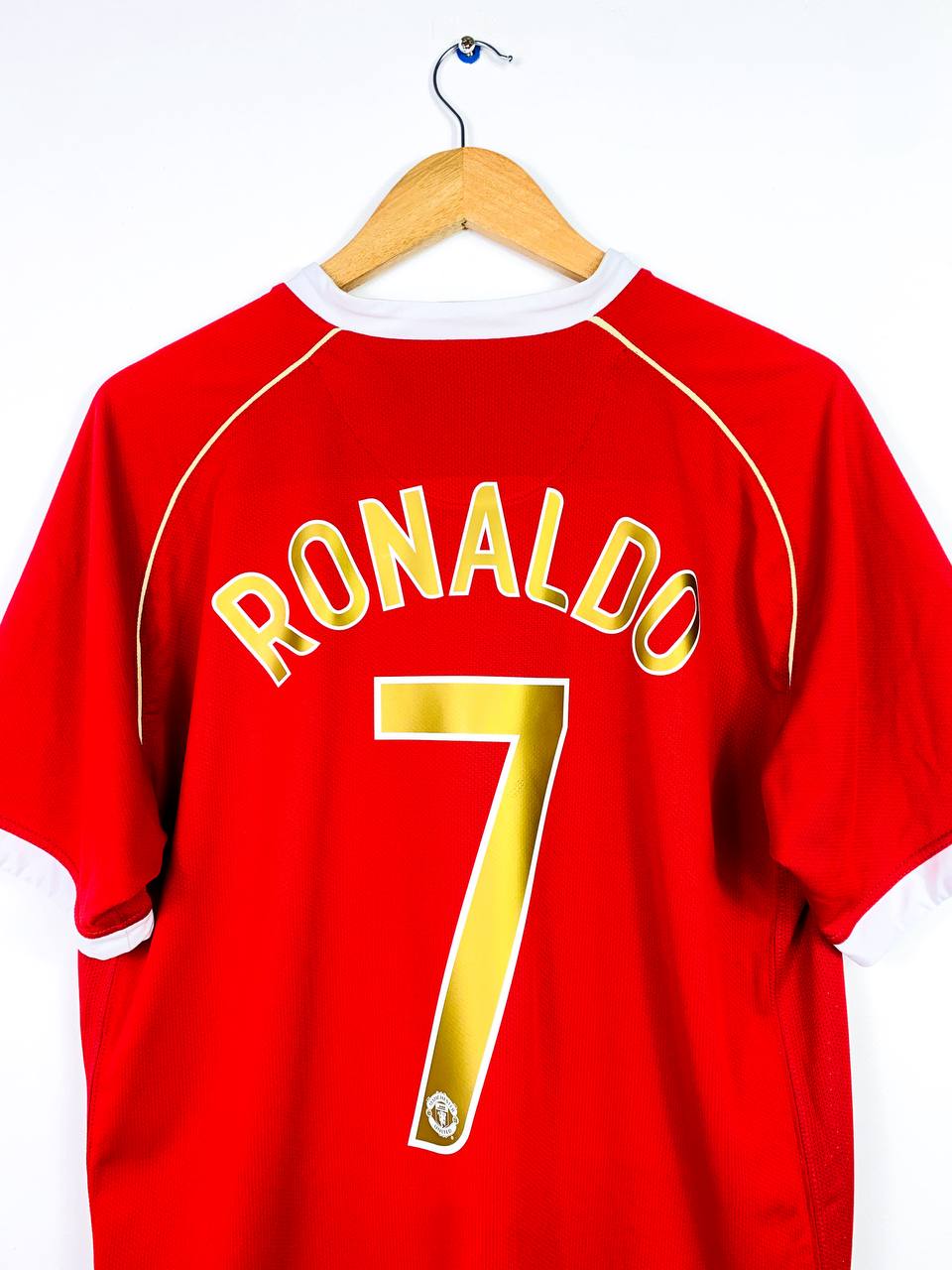 MANCHESTER UNITED 2006/2007 HOME SHIRT #7 RONALDO [L]