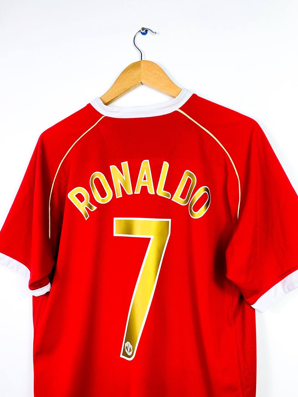 MANCHESTER UNITED 2006/2007 HOME SHIRT #7 RONALDO [L]