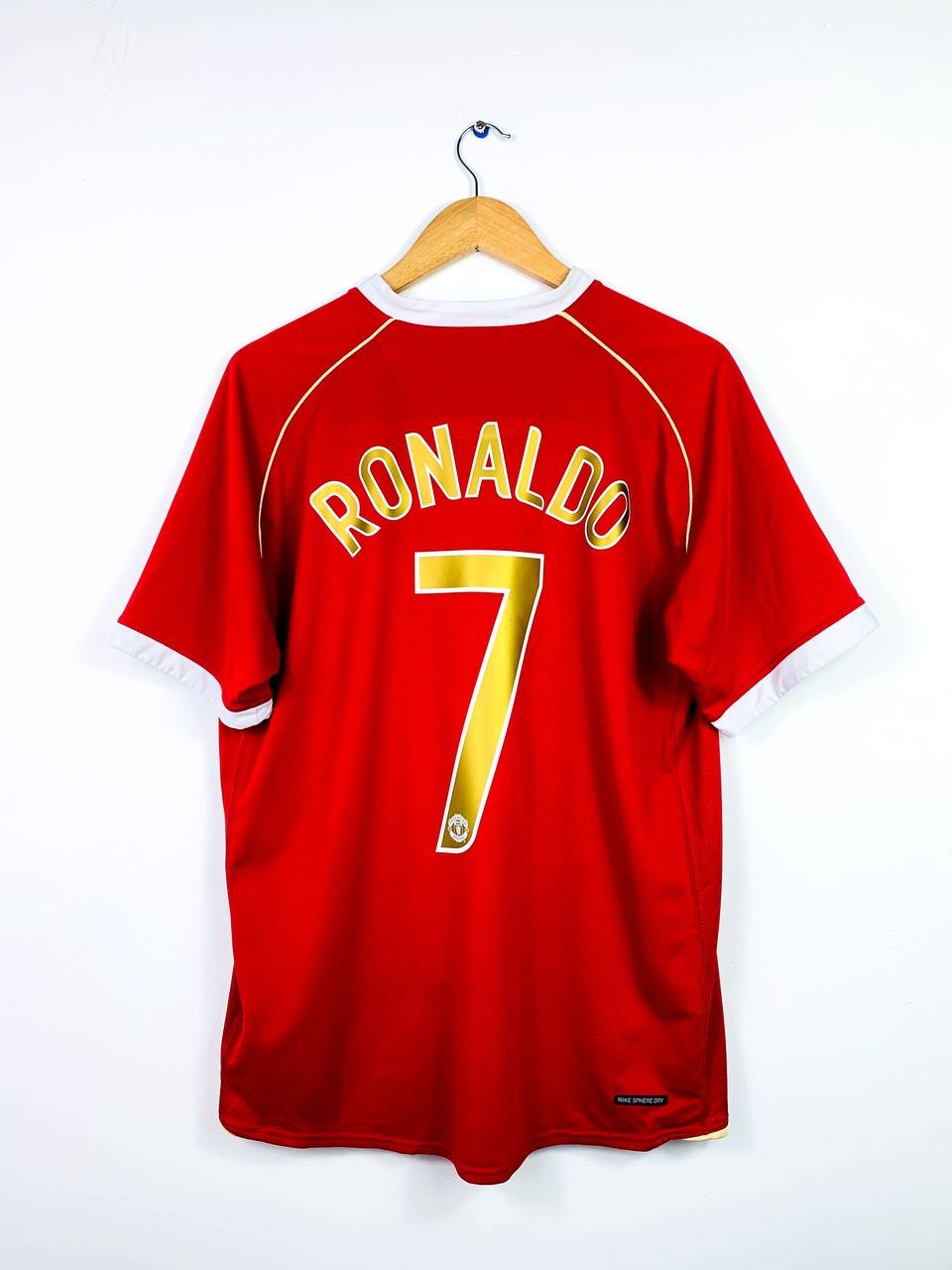 MANCHESTER UNITED 2006/2007 HOME SHIRT #7 RONALDO [L]