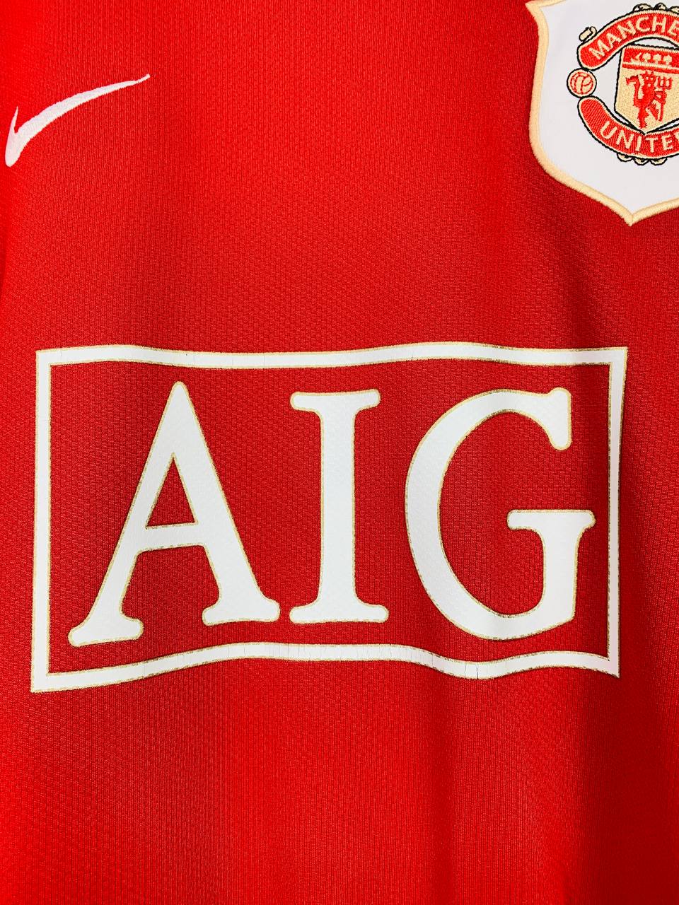 MANCHESTER UNITED 2006/2007 HOME SHIRT #7 RONALDO [L]