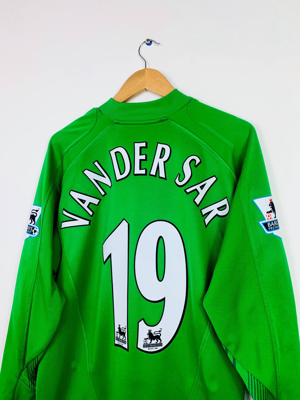 MANCHESTER UNITED 2005/2006 GK SHIRT #19 VAN DER SAR [L/S]