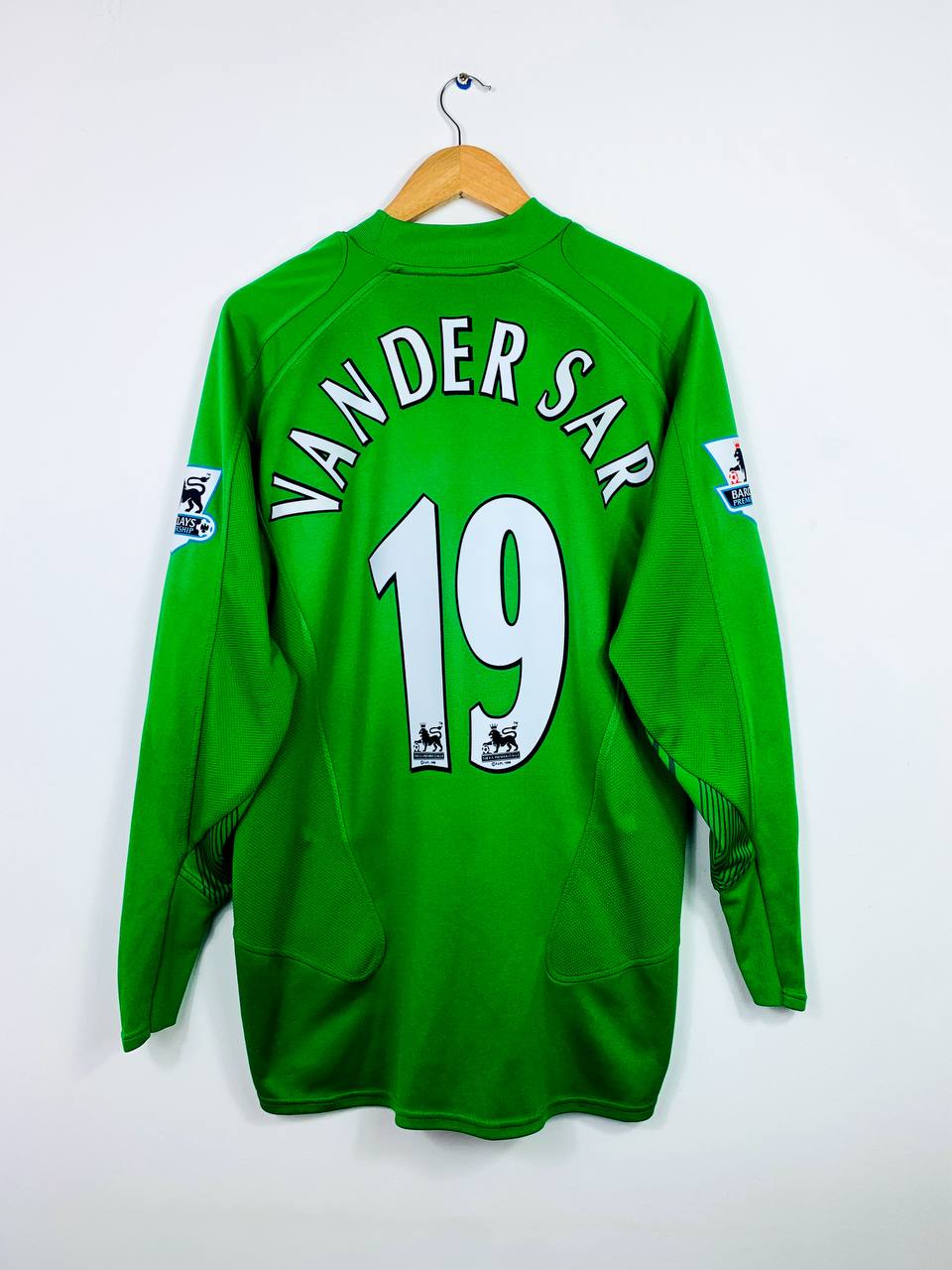 MANCHESTER UNITED 2005/2006 GK SHIRT #19 VAN DER SAR [L/S]