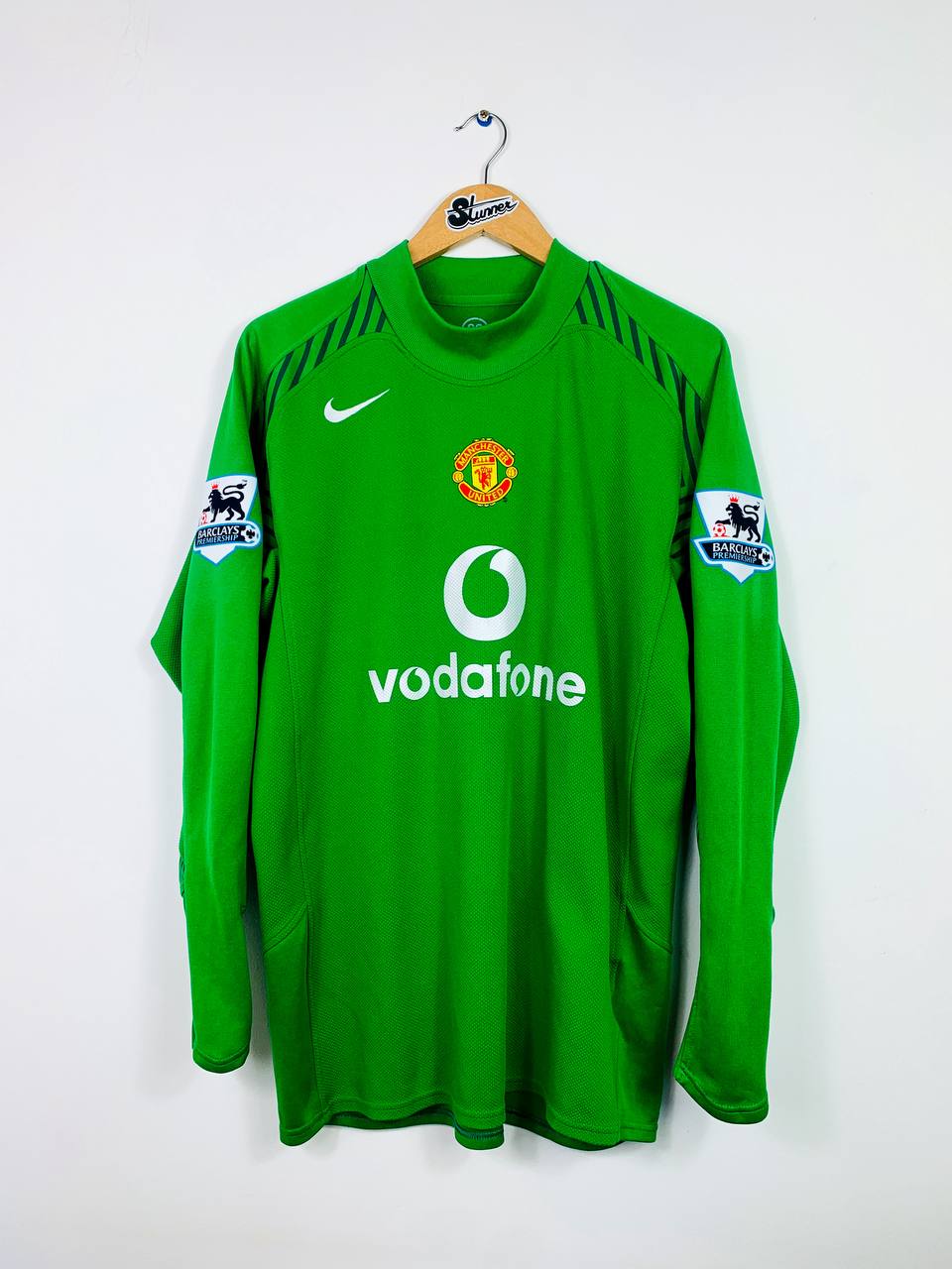 MANCHESTER UNITED 2005/2006 GK SHIRT #19 VAN DER SAR [L/S]