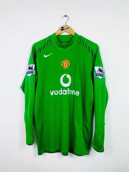MANCHESTER UNITED 2005/2006 GK SHIRT #19 VAN DER SAR [L/S]