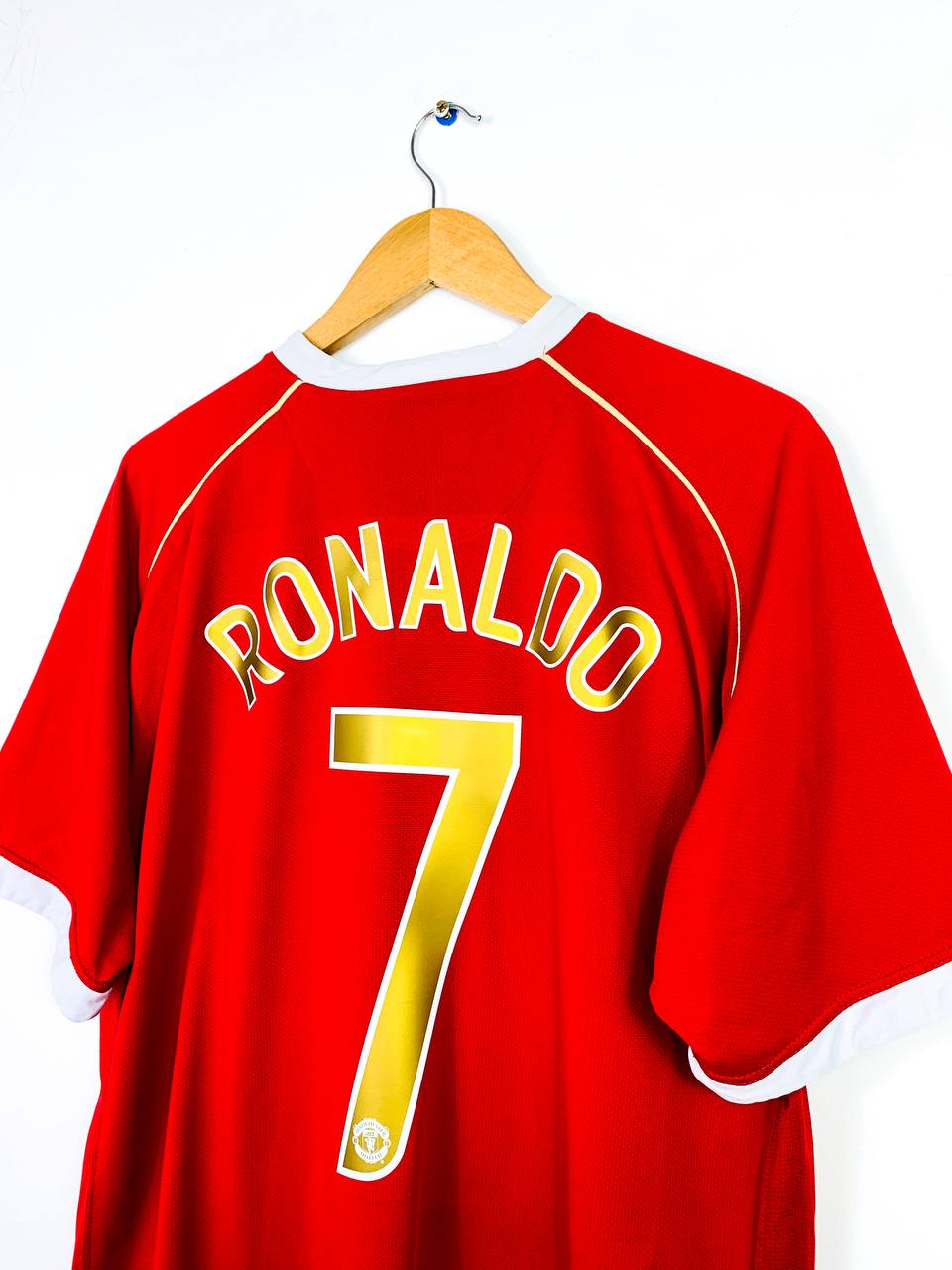 MANCHESTER UNITED 2006/2007 HOME SHIRT #7 RONALDO [XL/XXL]