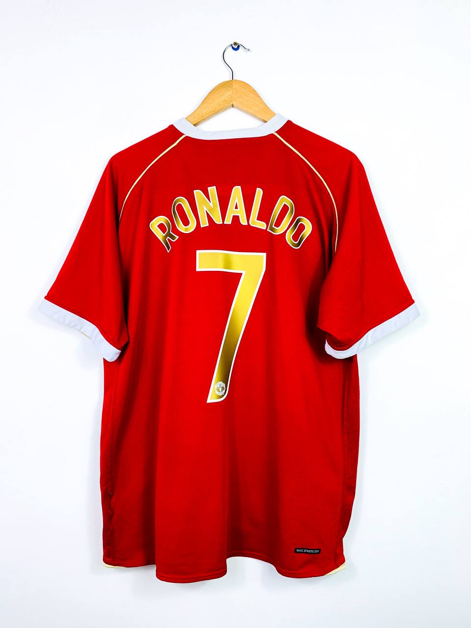 MANCHESTER UNITED 2006/2007 HOME SHIRT #7 RONALDO [XL/XXL]