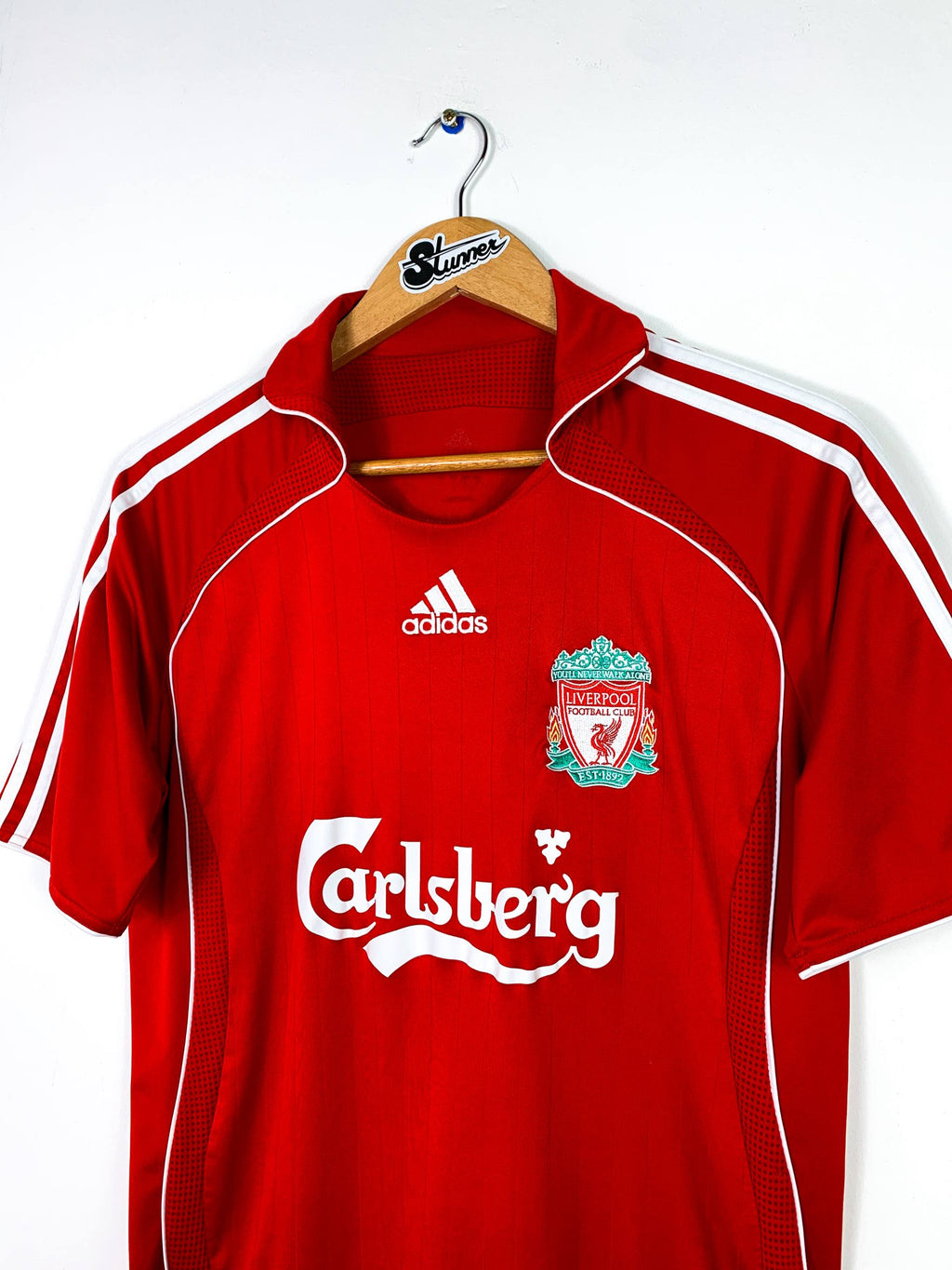 LIVERPOOL 2006/2008 HOME SHIRT #8 GERRARD [L]