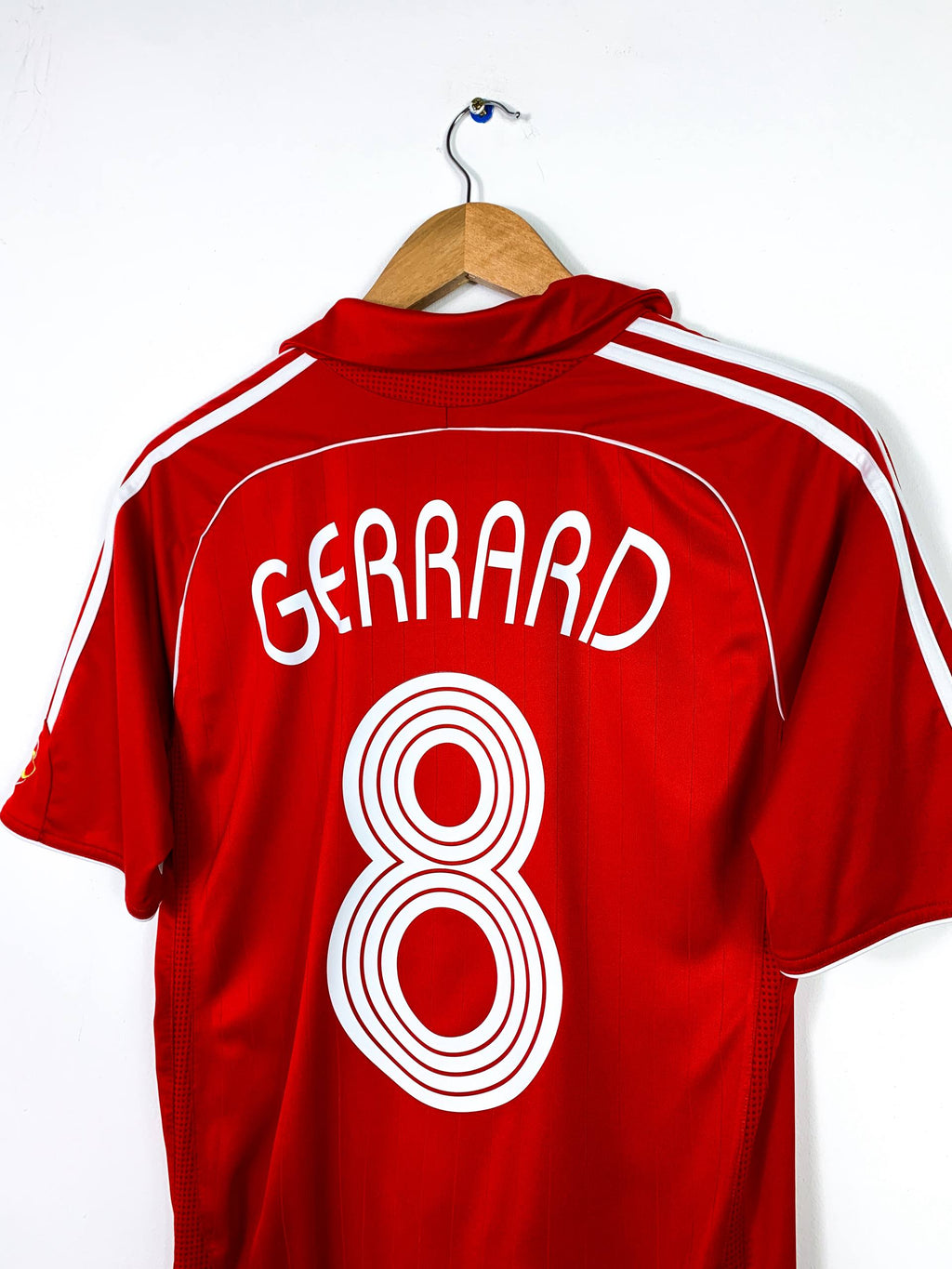 LIVERPOOL 2006/2008 HOME SHIRT #8 GERRARD [L]