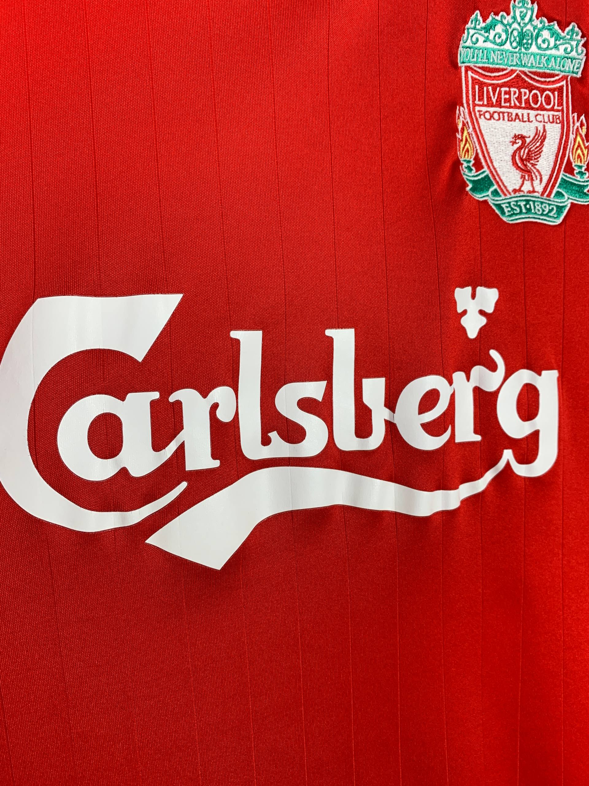 LIVERPOOL 2006/2008 HOME SHIRT #8 GERRARD [L]