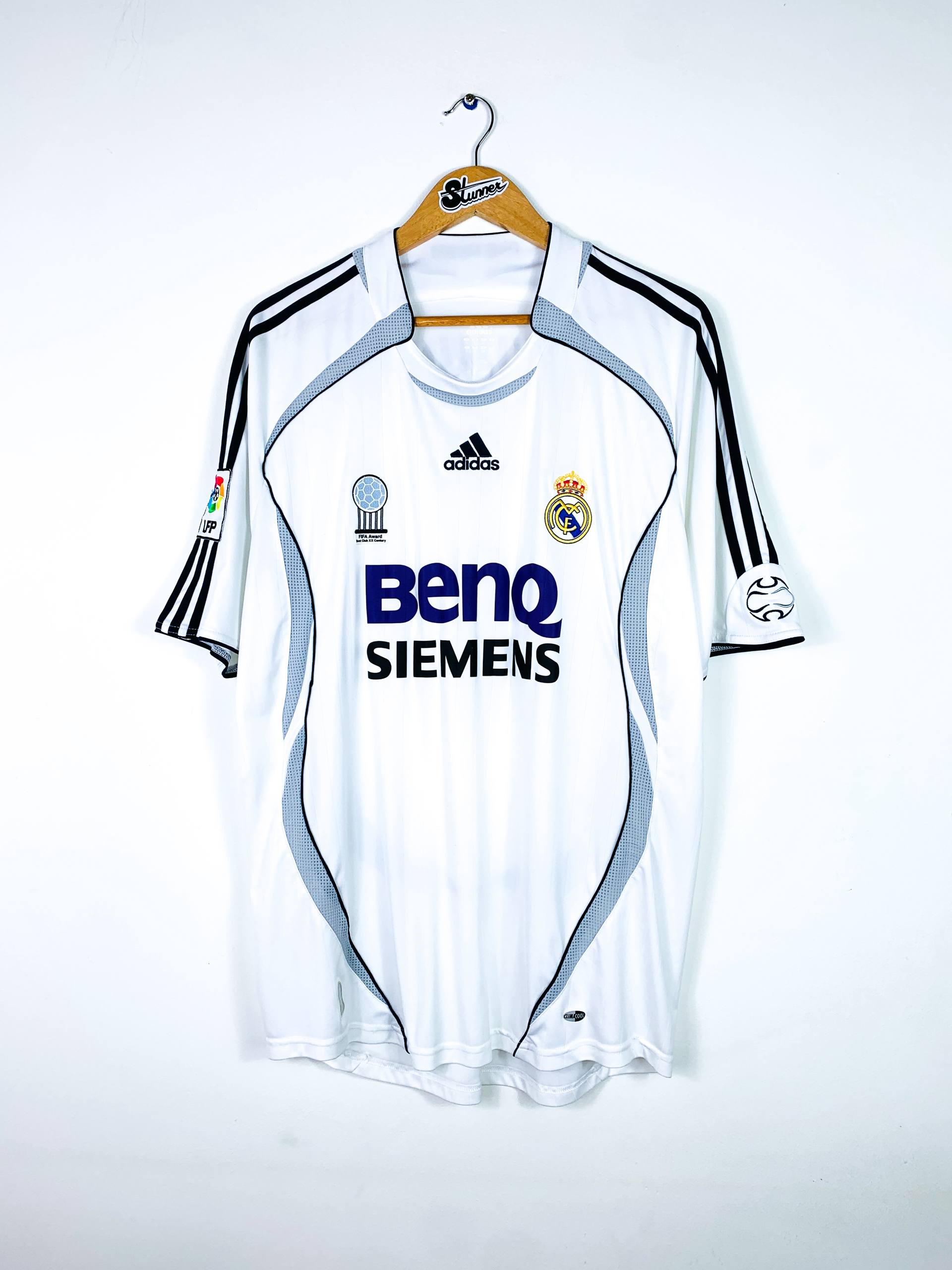 REAL MADRID 2006/2007 HOME SHIRT #23 BECKHAM [XL]