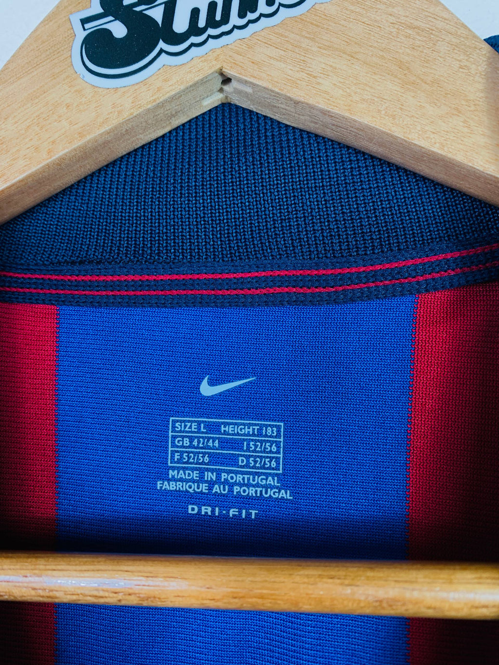 BARCELONA 2001/2002 HOME SHIRT #9 KLUIVERT [L]