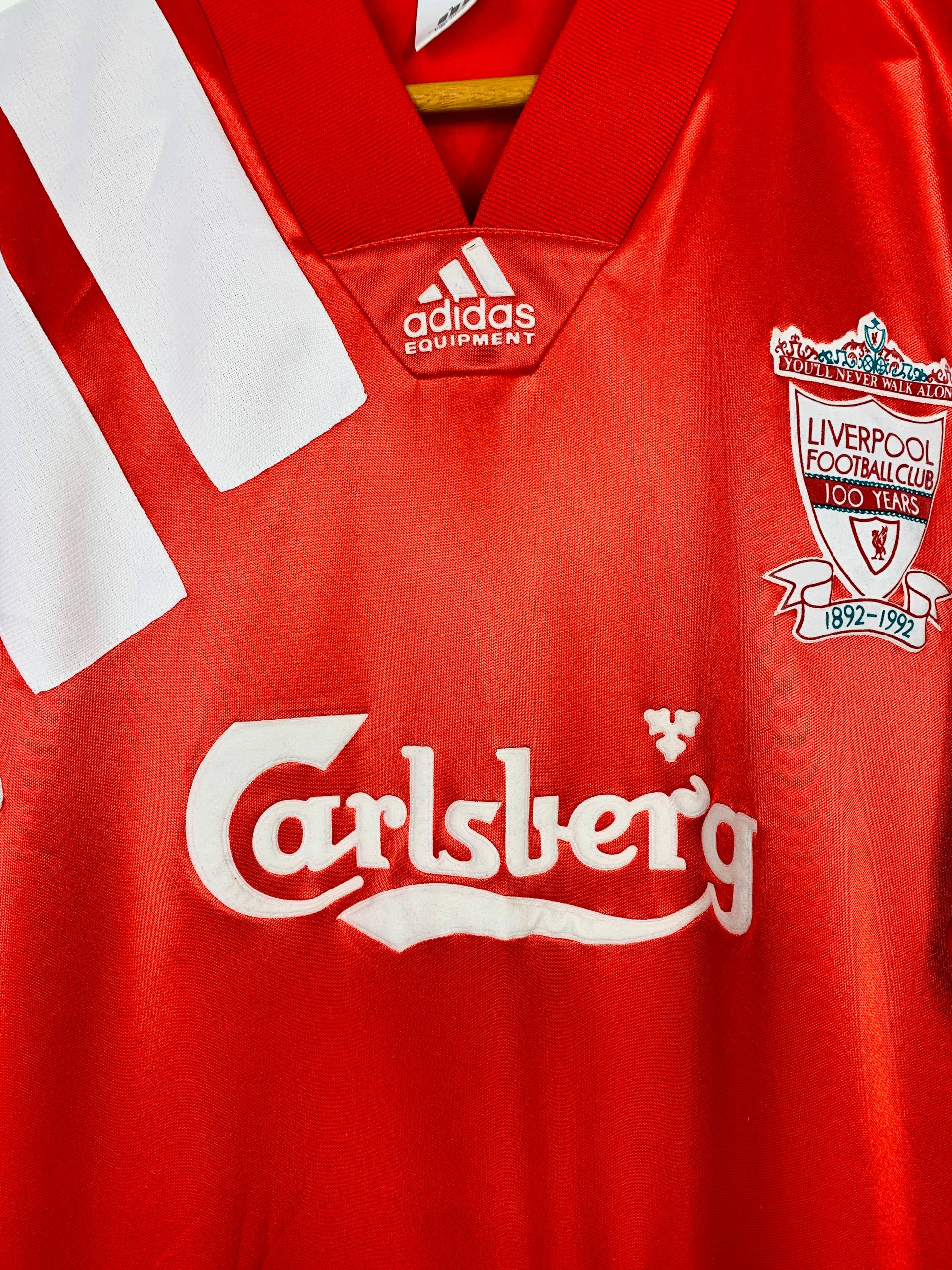 LIVERPOOL 1992/1993 *CENTENARY* HOME SHIRT [L]