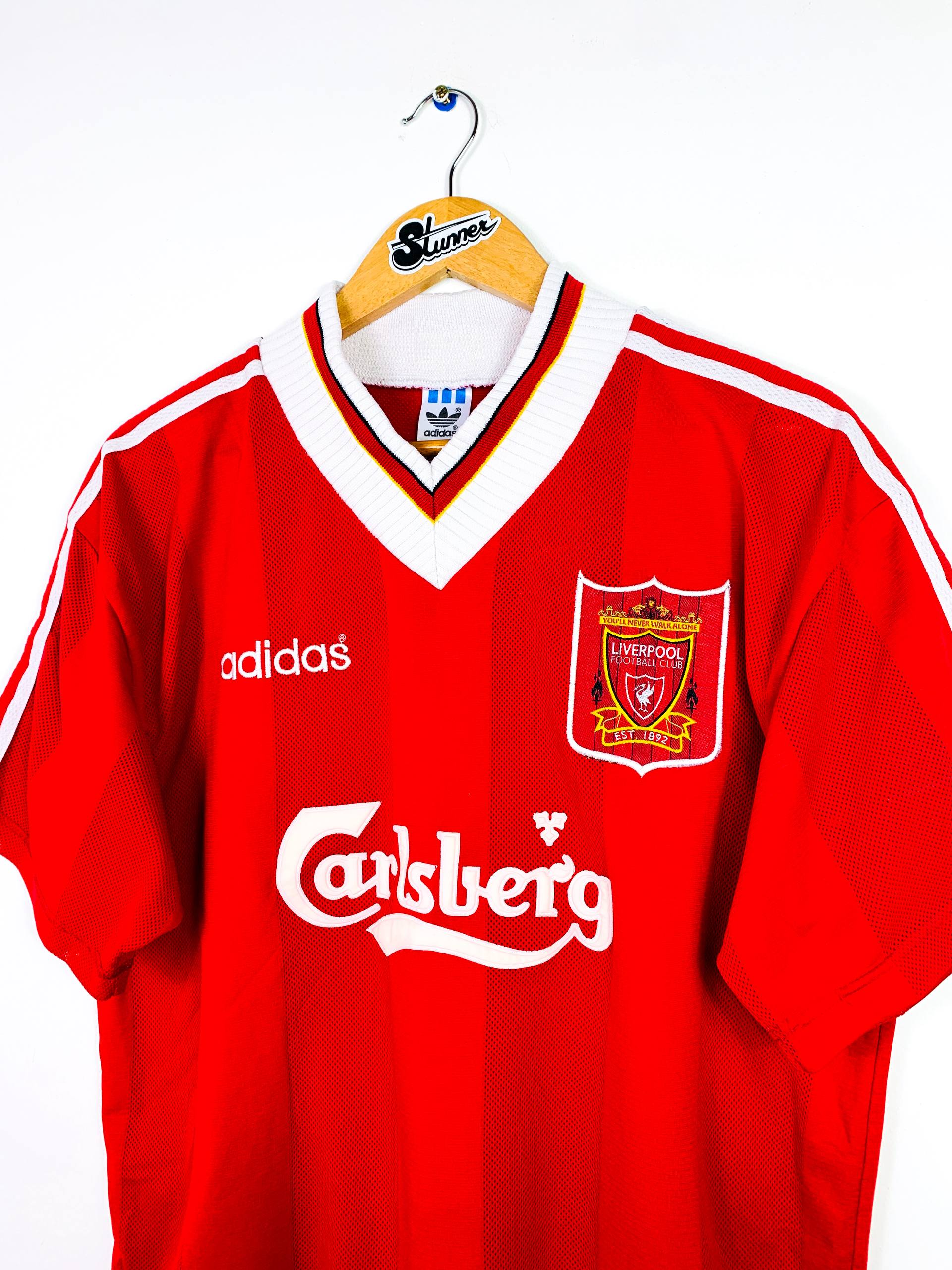 LIVERPOOL 1995/1996 HOME SHIRT #23 FOWLER [L]