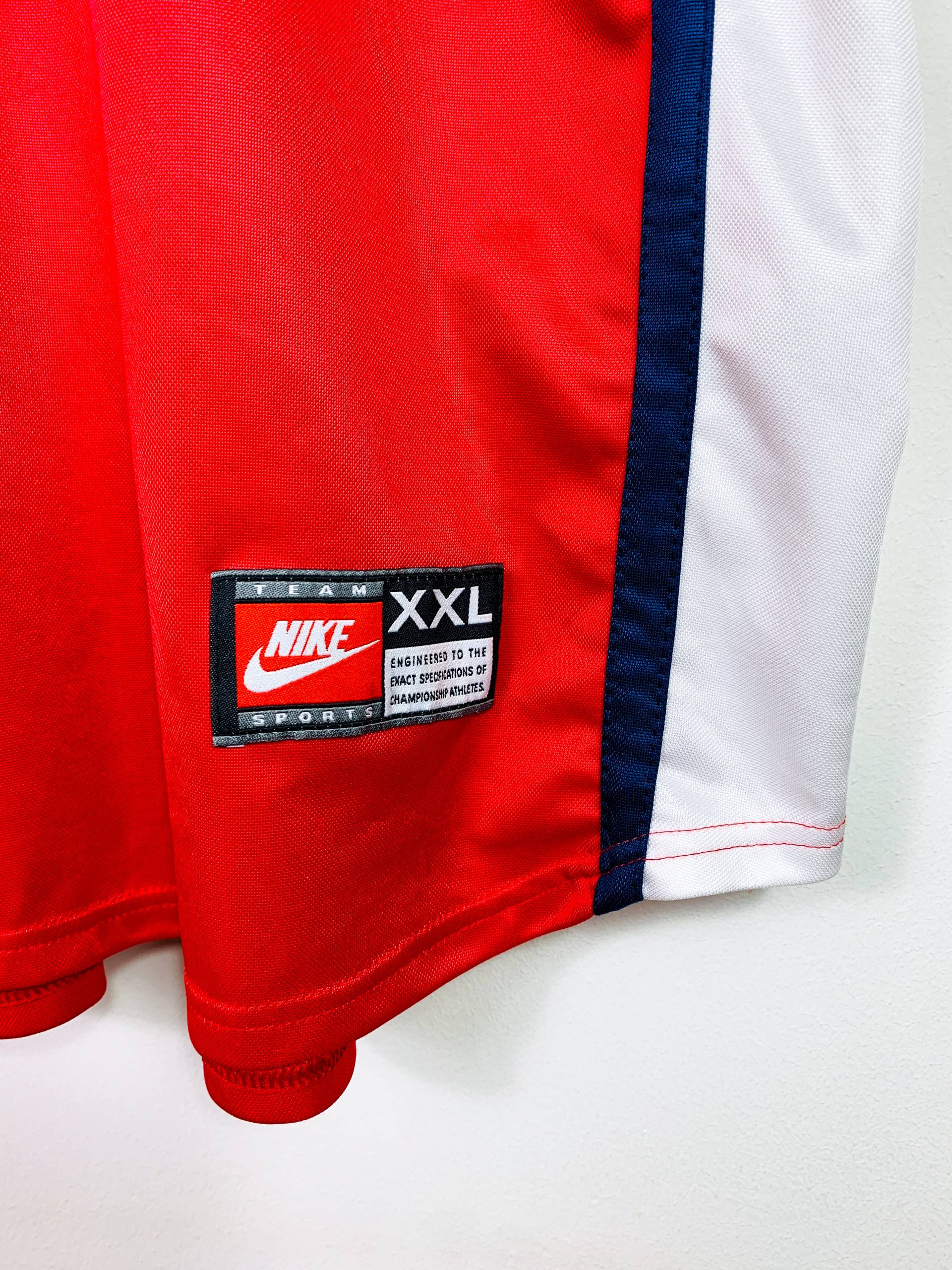 ARSENAL 1998/1999 HOME SHIRT #10 BERGKAMP [XXL]