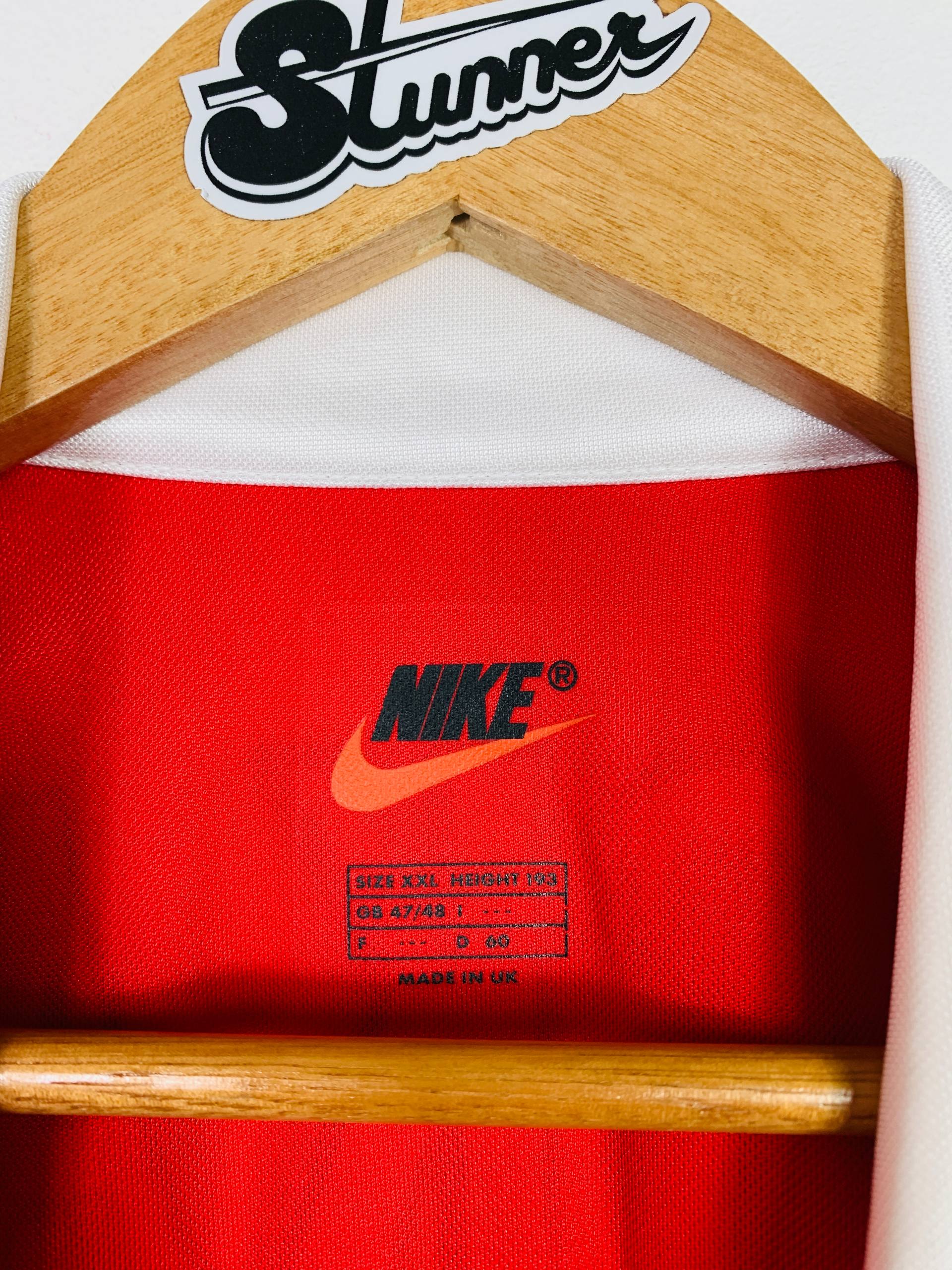 ARSENAL 1998/1999 HOME SHIRT #10 BERGKAMP [XXL]