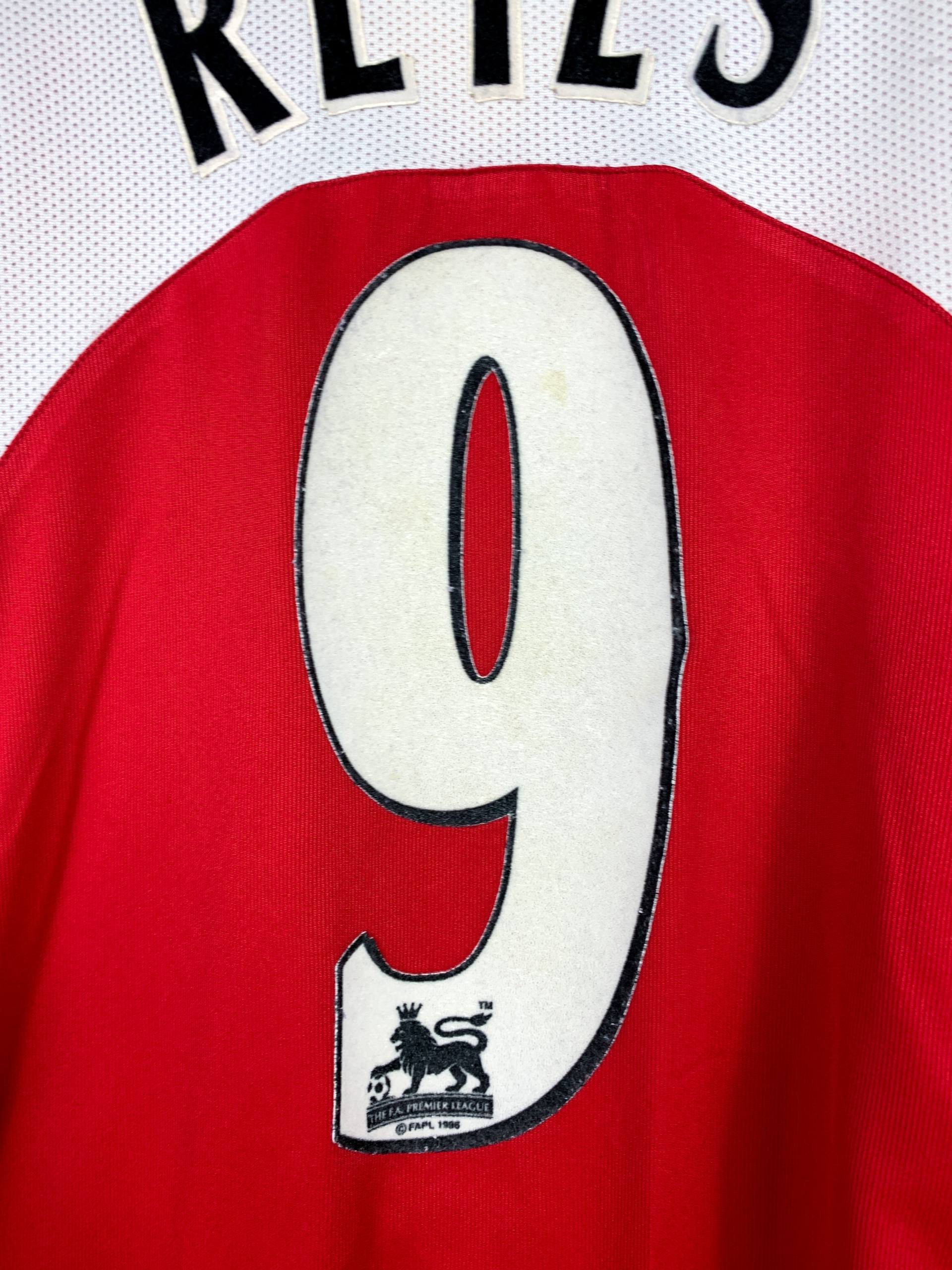 ARSENAL 2004/2005 HOME SHIRT #9 REYES [L]