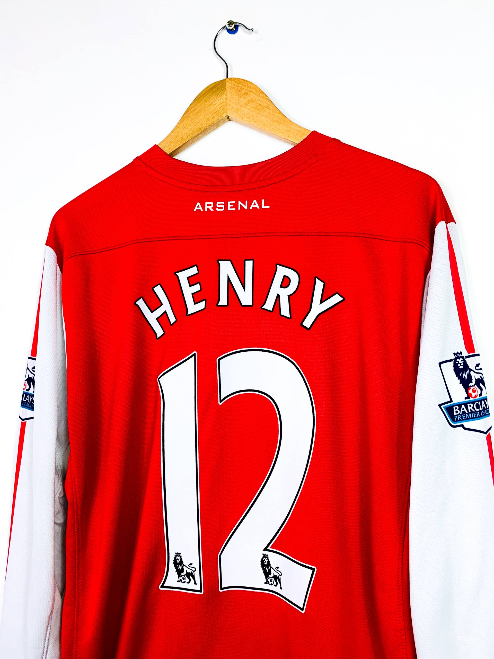 ARSENAL 2011/2012 HOME SHIRT *L/S* #12 HENRY [L]
