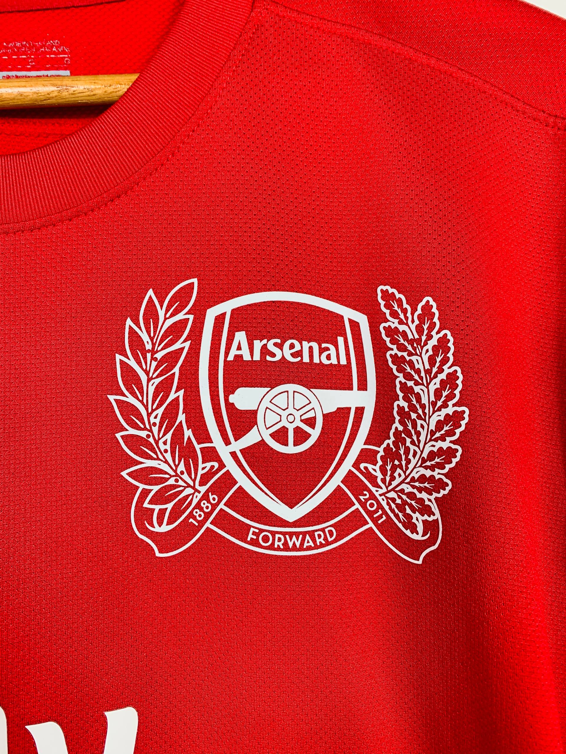 ARSENAL 2011/2012 HOME SHIRT *L/S* #12 HENRY [L]