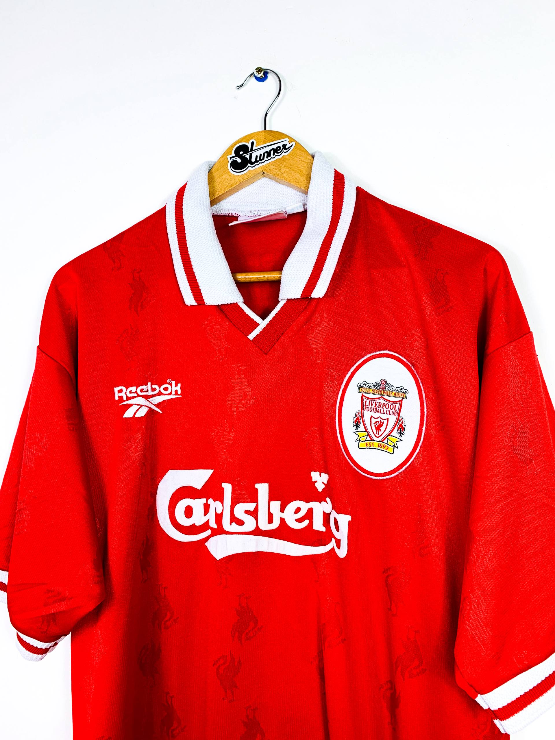 LIVERPOOL 1996/1998 HOME SHIRT #9 FOWLER [L]