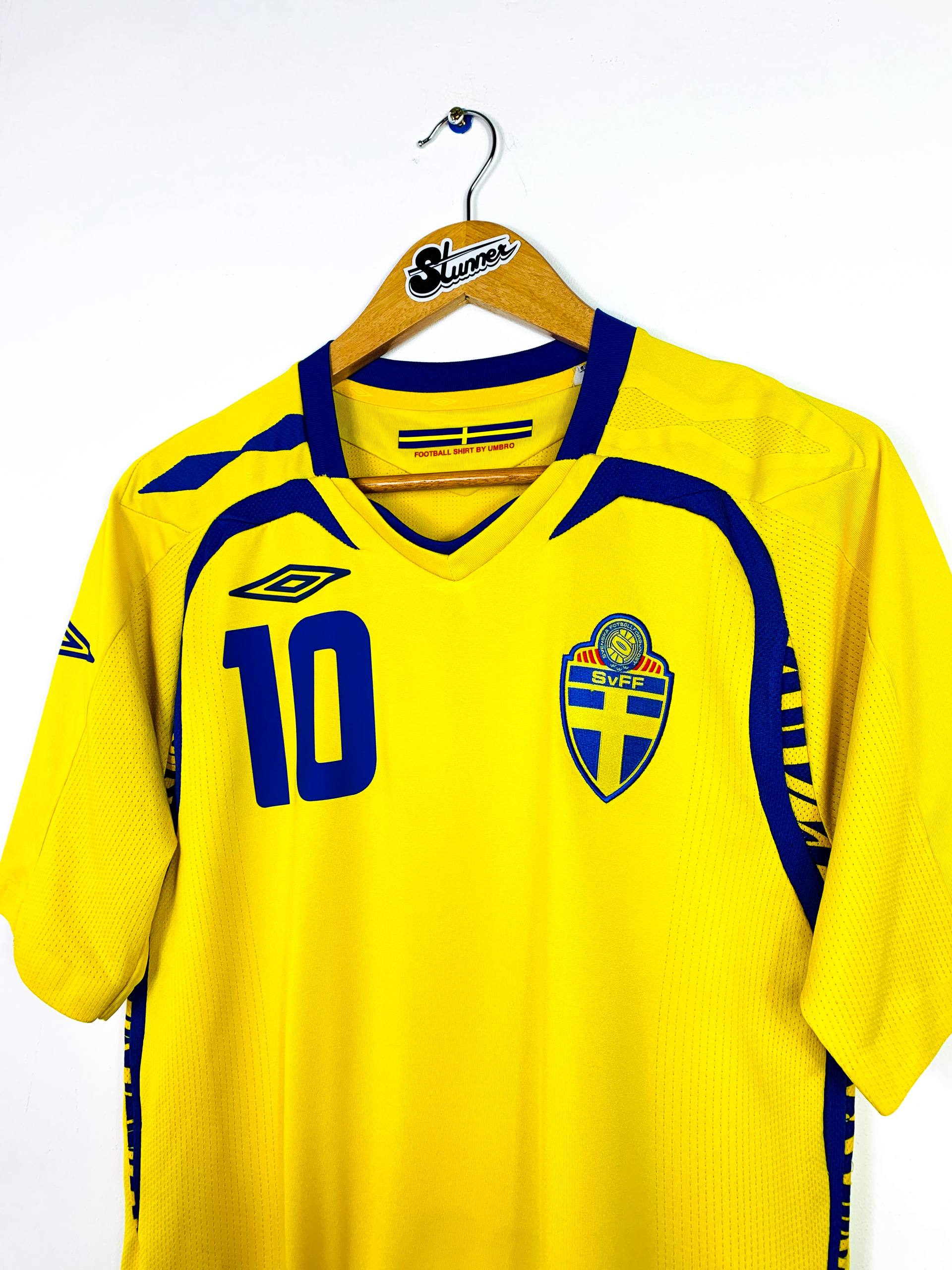 SWEDEN 2007/2009 HOME SHIRT #10 IBRAHIMOVIC [M]